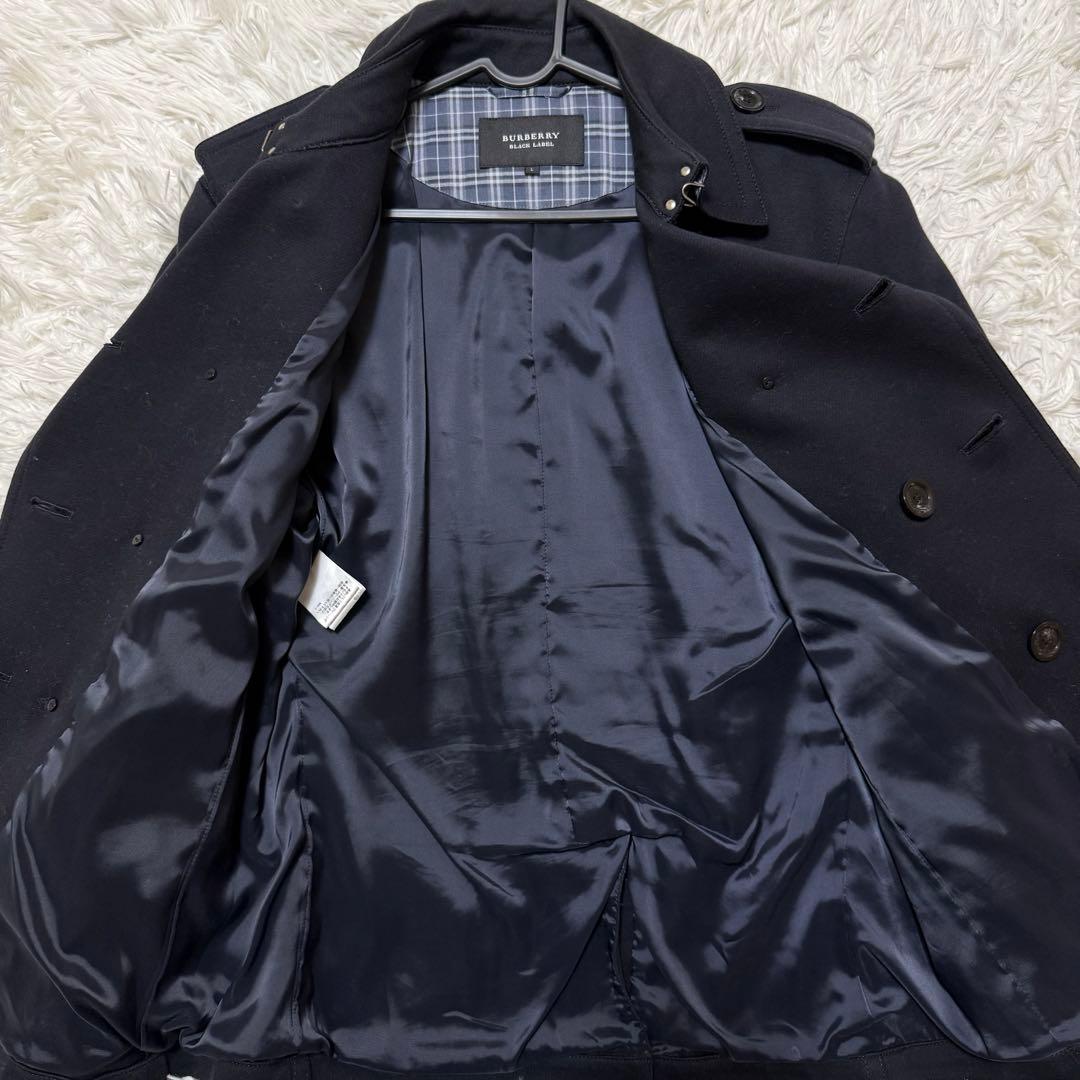 BURBERRY BLACKLABEL ピーコート　ノバチェック