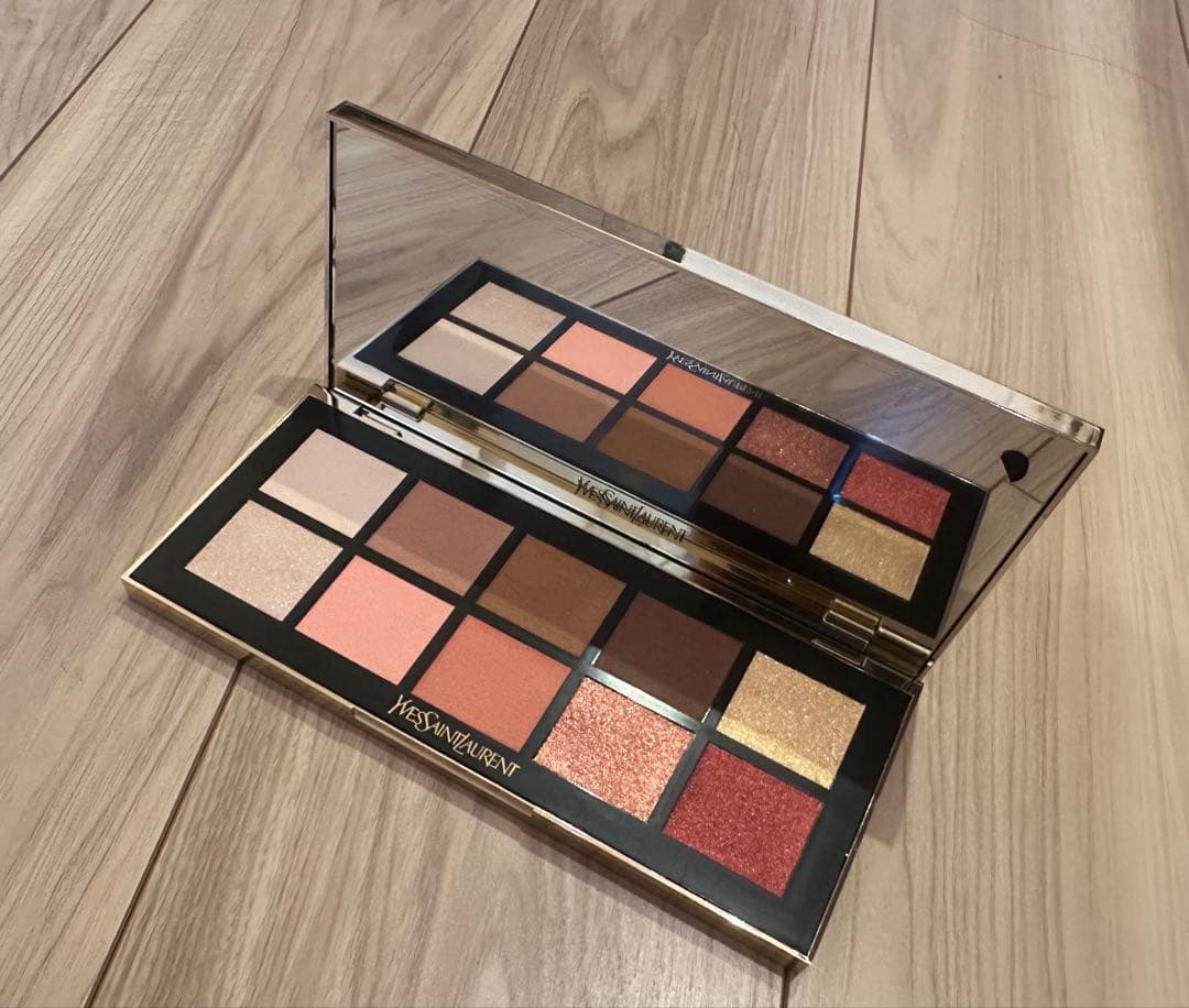 YSL イヴ・サンローラン　クチュールカラークラッチ５　デザートヌード