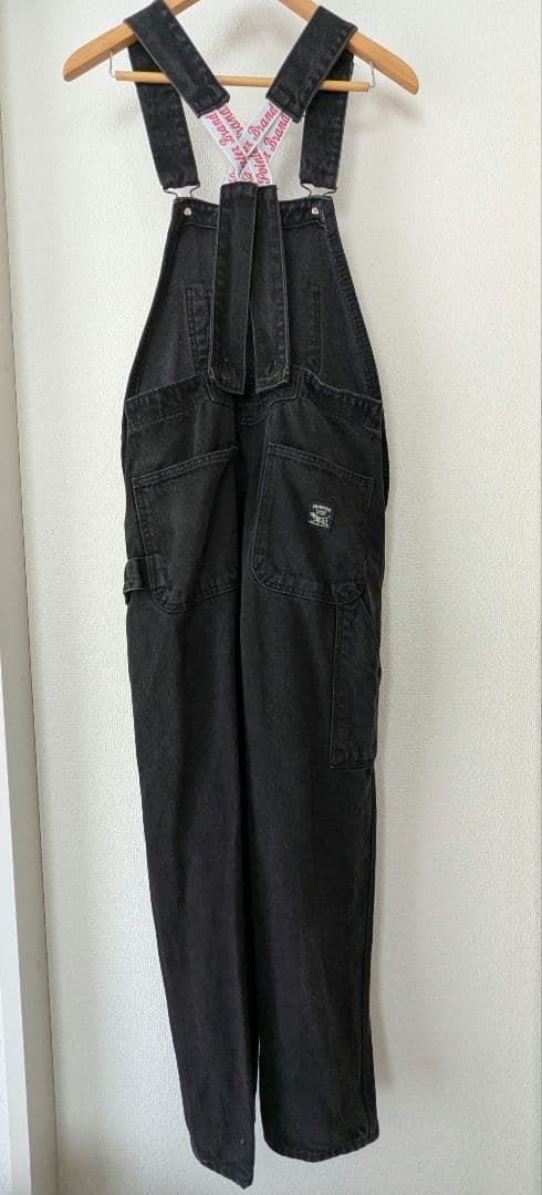 レア　Pointer　オーバーオール サロペット　ブラック　ローバック