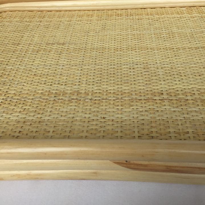 SARAH 籐 竹 トレー、お盆