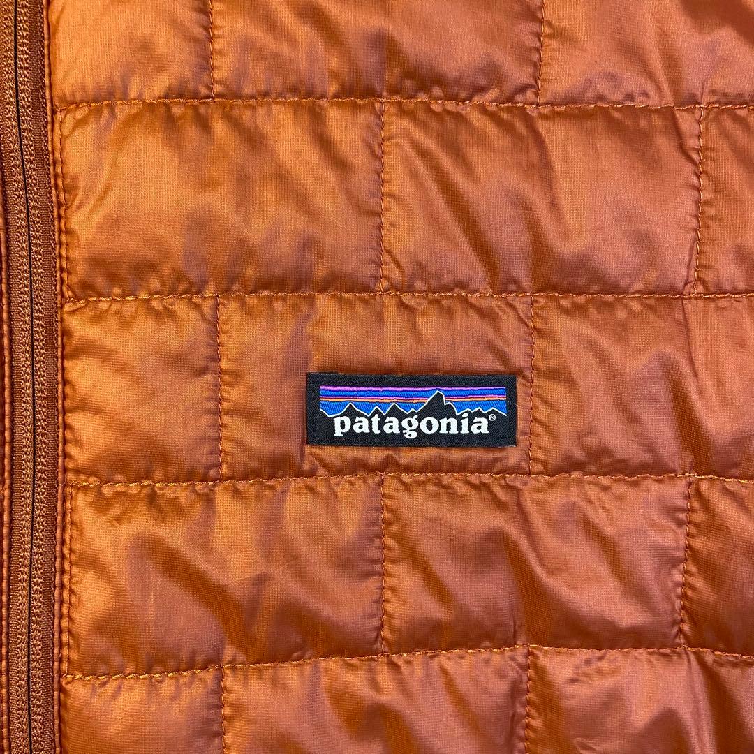 Patagonia ナノパフジャケット ブラウン オレンジ 2020年製 ダウン