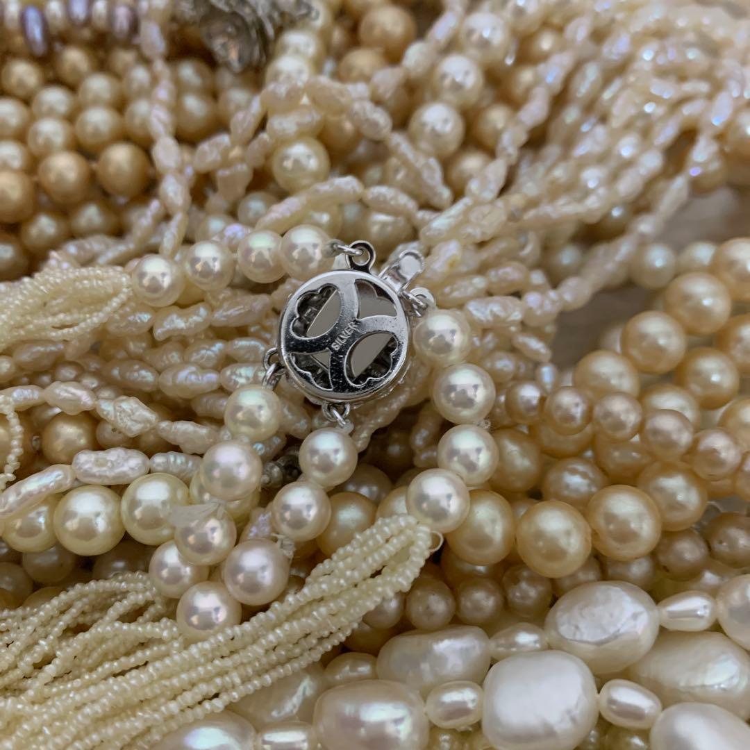 も*し様 アクセサリー　おまとめ　セット　パール　珊瑚　琥珀　天然石