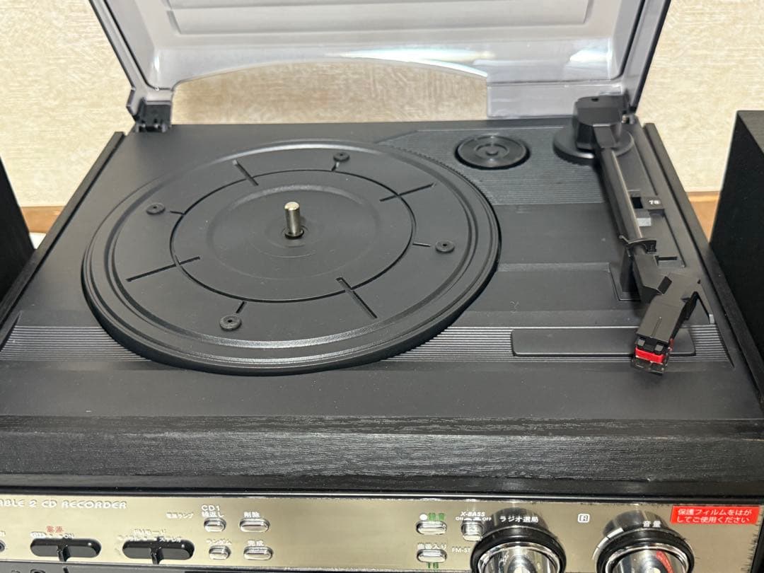 トウショウ CDコピー機能搭載マルチプレーヤー TCDR-186WC リモコン付