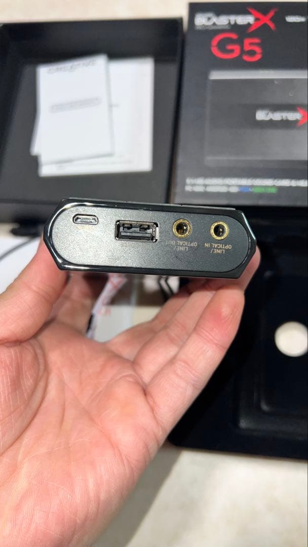 Creative Sound BlasterX G5 美品