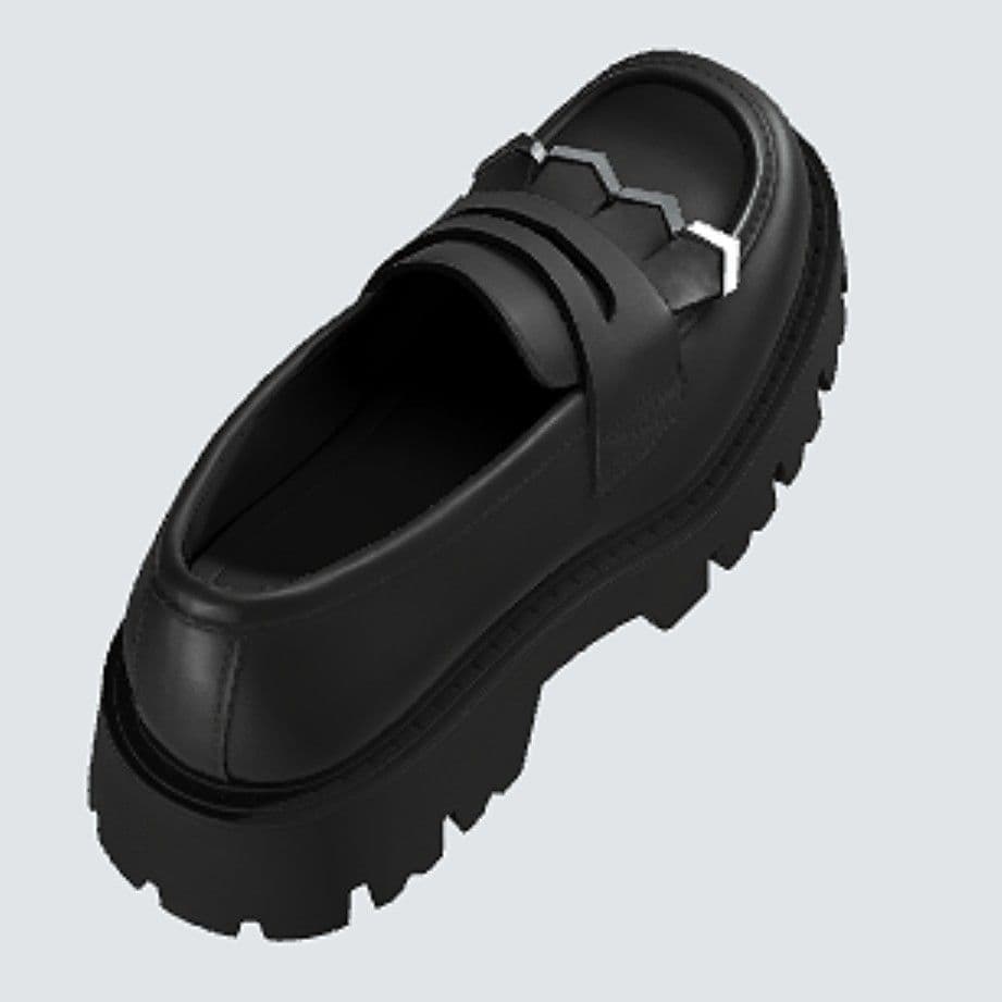 ZARA ザラ ボリュームフリンジローファー チャンキーソール 厚底 27cm