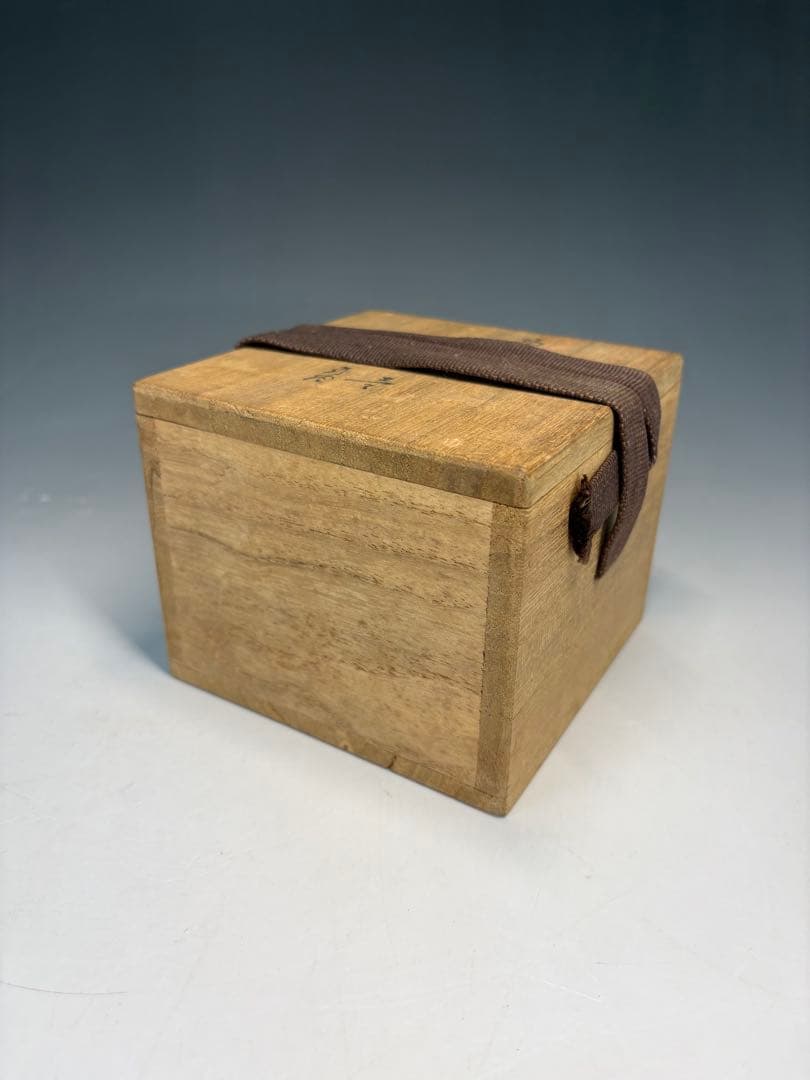 【中古品】秋峰造？輪島塗　月に雁蒔絵平棗