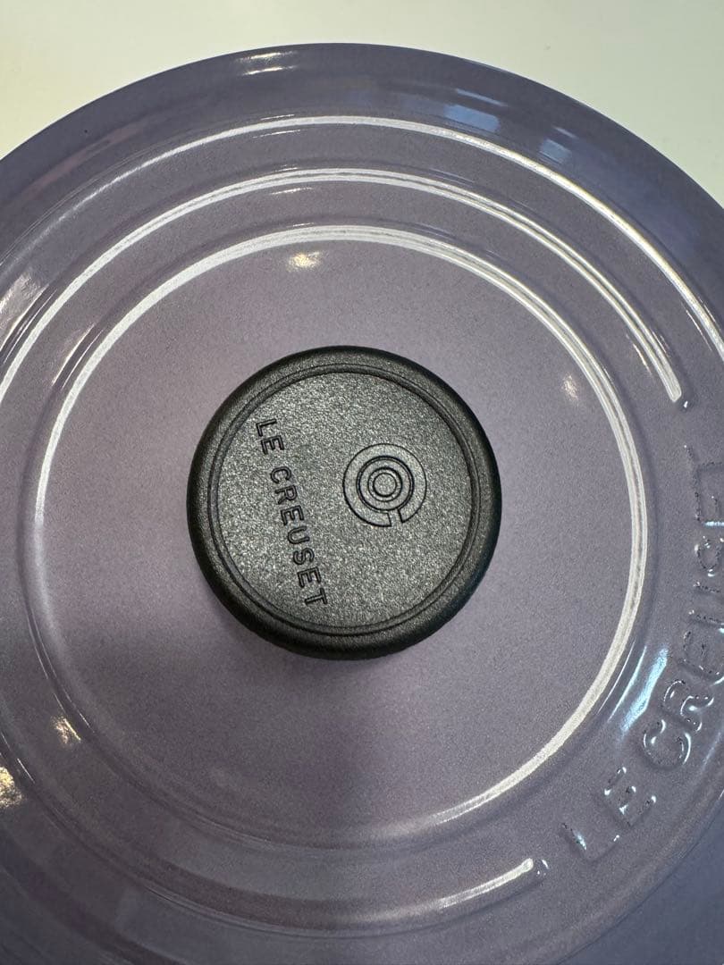 LE CREUSET 両手鍋 パープル 約20センチ