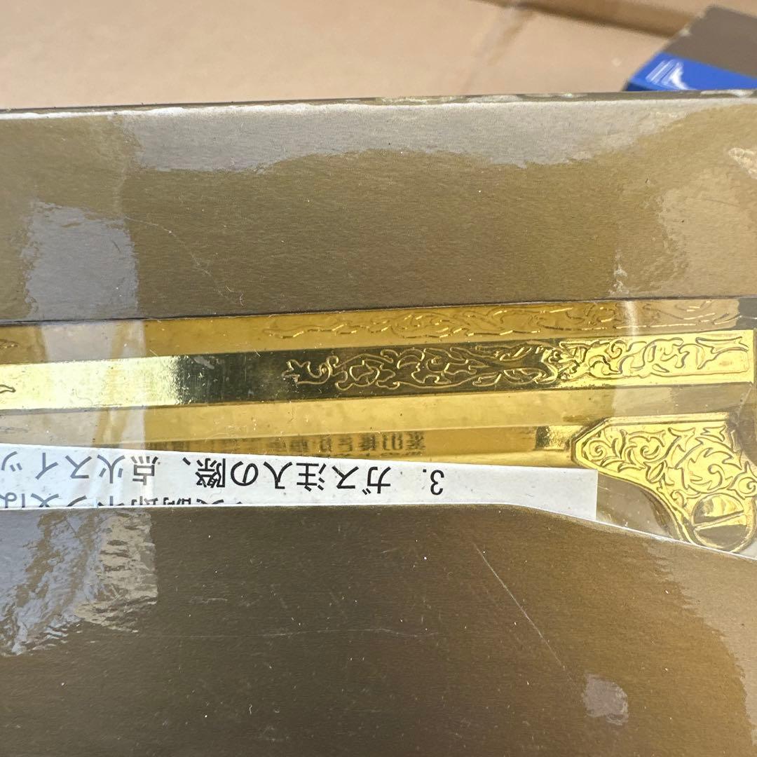 金メッキの装飾ピストル ライター アンティーク雑貨