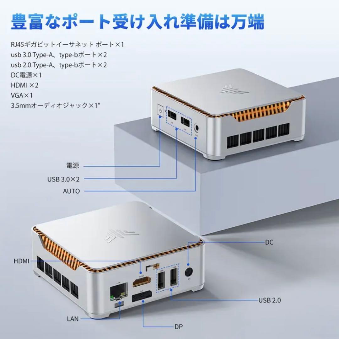 NiPoGi ミニpc 第12世代 N97 16GB+512GB SSD