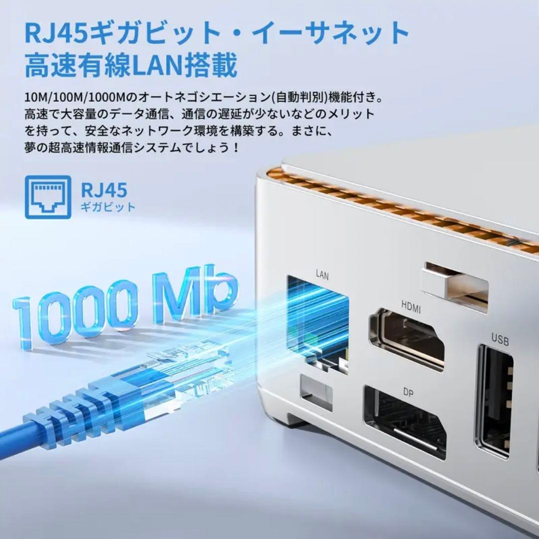 NiPoGi ミニpc 第12世代 N97 16GB+512GB SSD