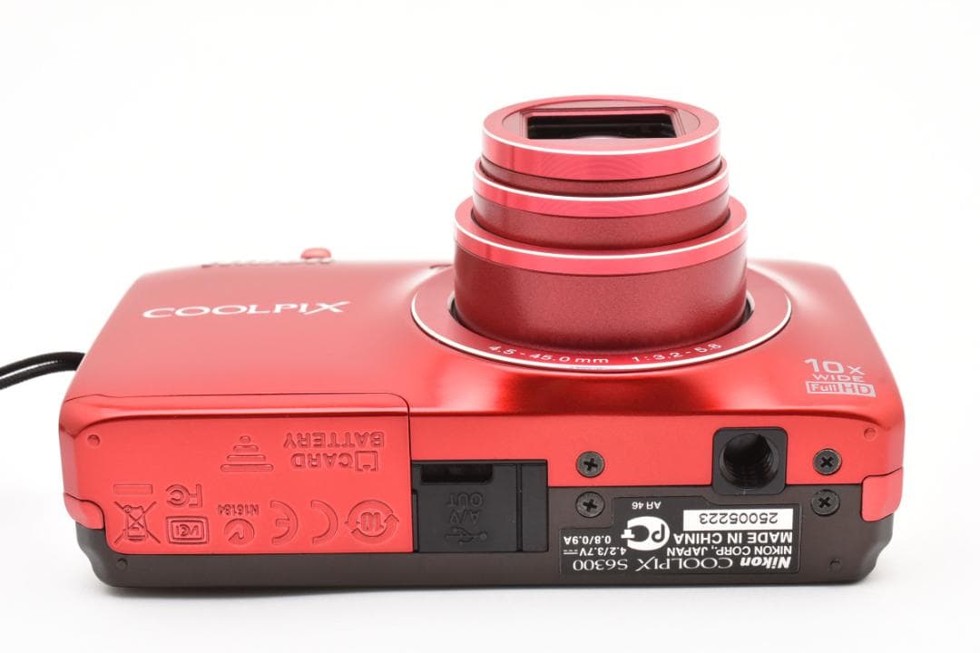 【美品】NIkon COOLPIX S6300 アーバンレッド　動作確認済