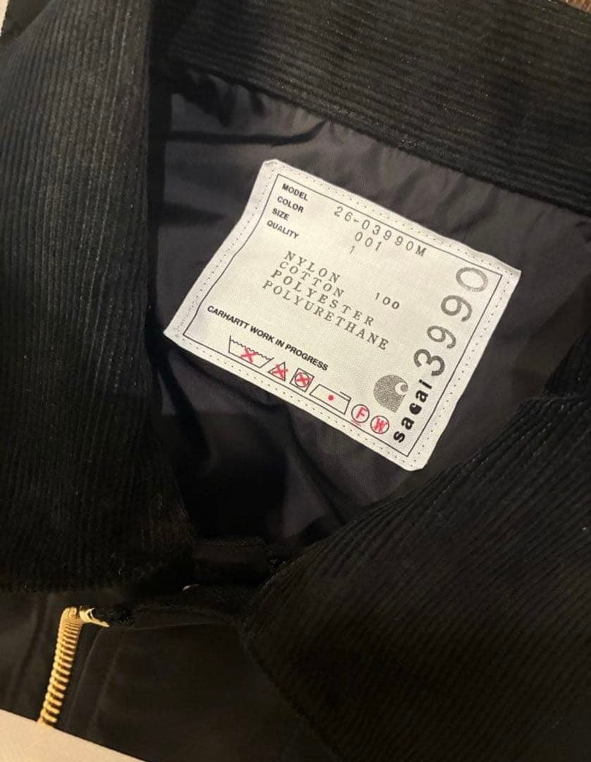 sacai × Carhartt WIP 26SS sacai× カーハート