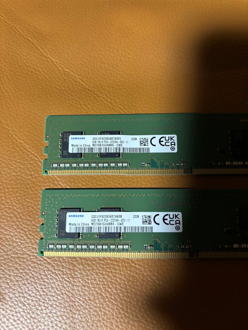 Samsung DDR4 16GB 3200MHz メモリ 動作品