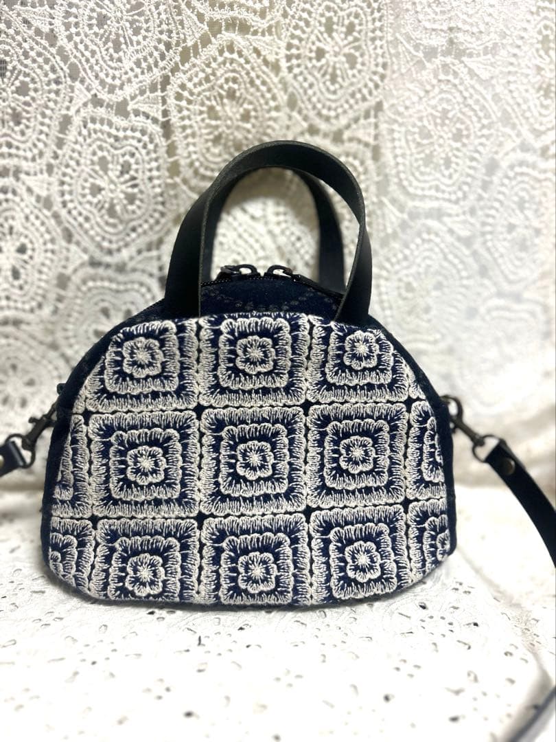 専用60123B ミナペルホネンハンドメイド ミニミニポシェット　紐なし