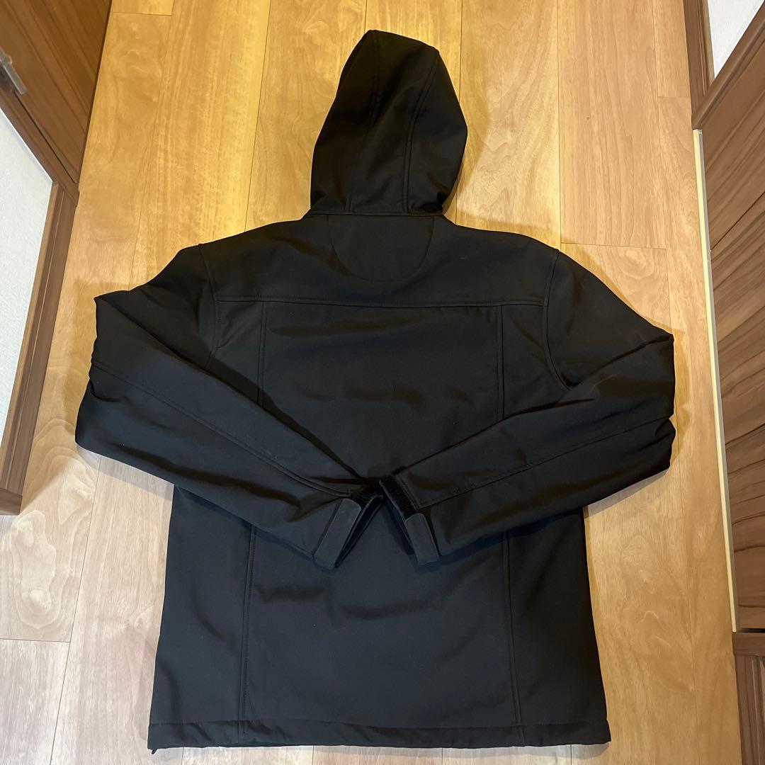 FCバルセロナ フード付きジャケット ブラック Mサイズ