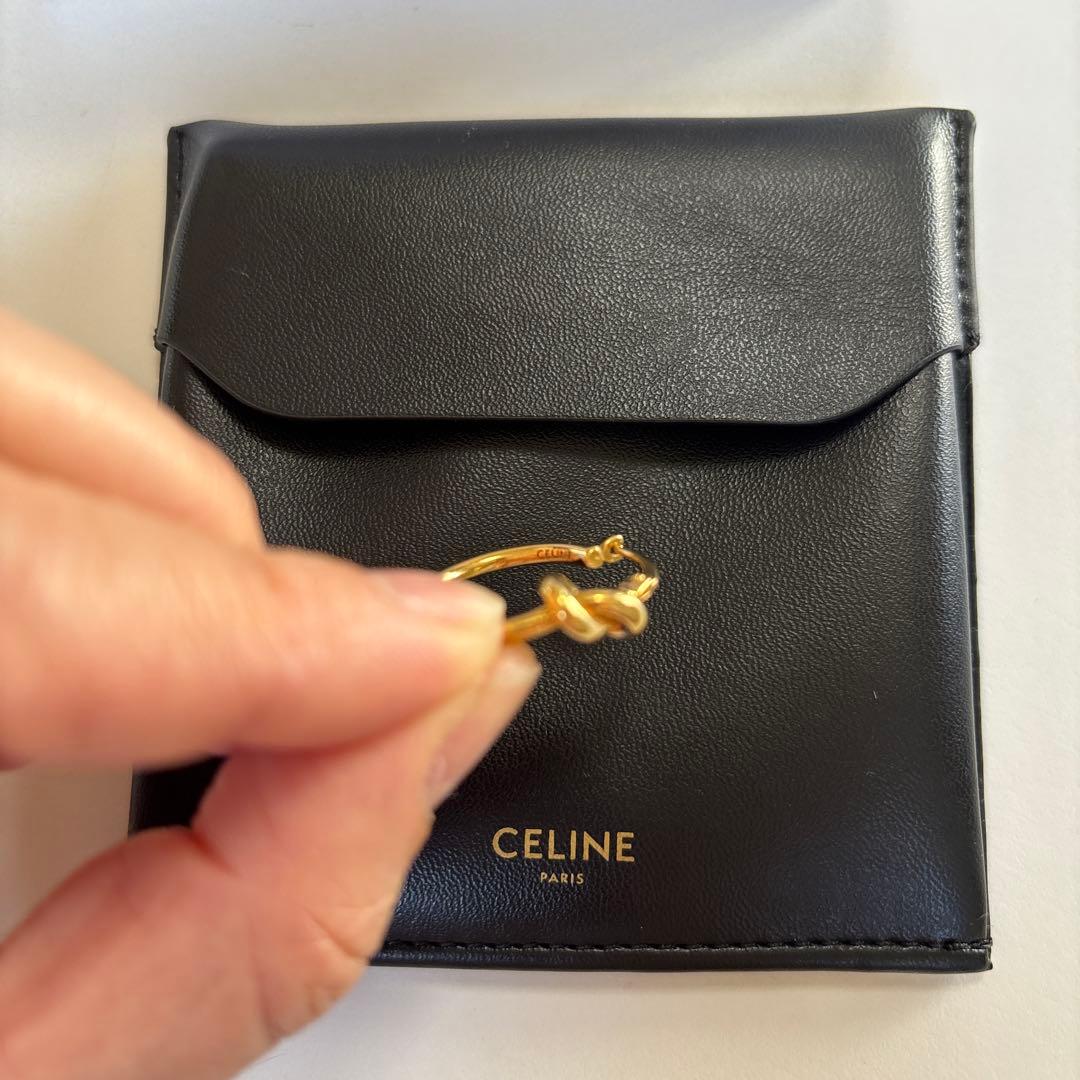 CELINE ノット　ピアス　片耳