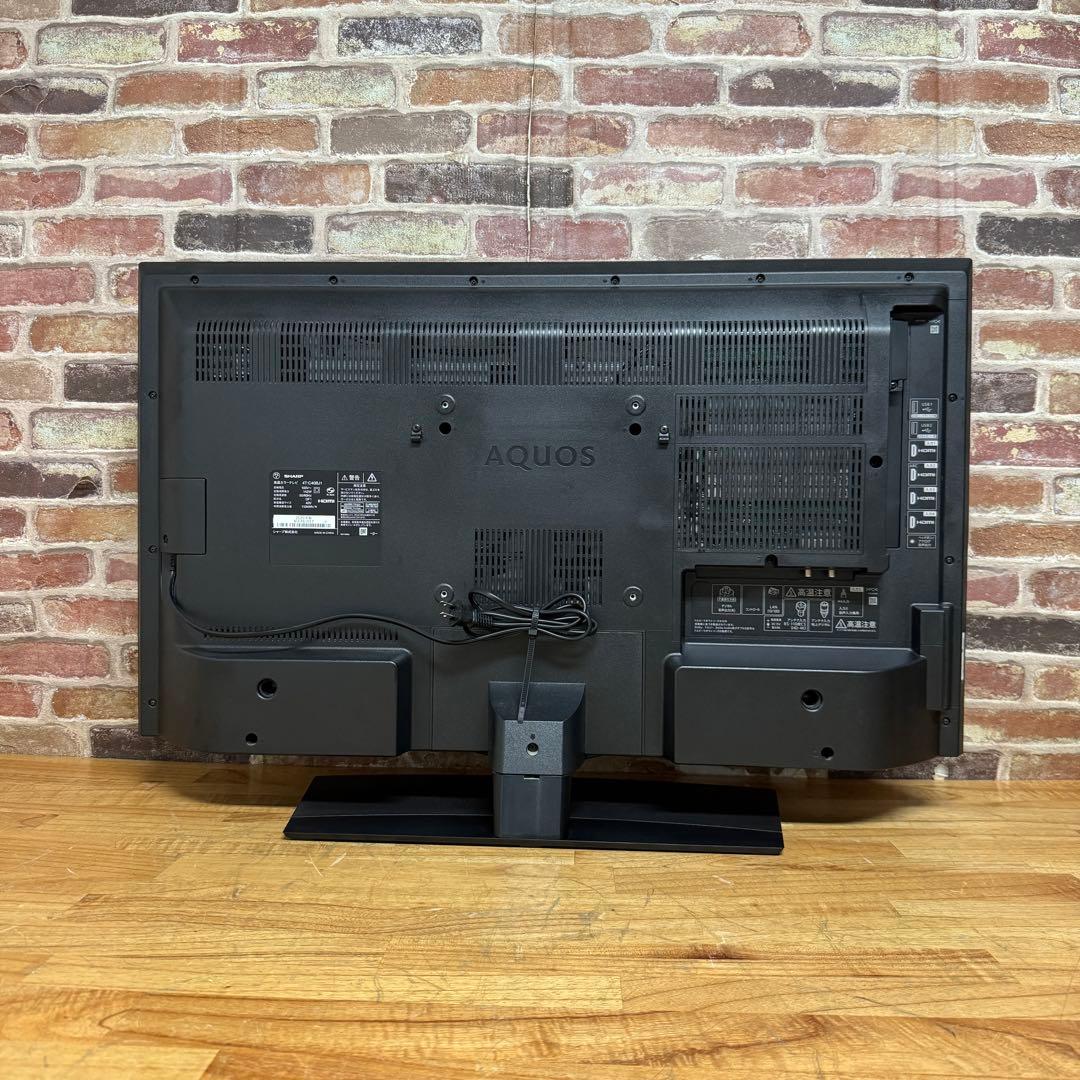 シャープ 40V型 4K液晶テレビ AQUOS 4T-C40BJ1 動画アプリ○