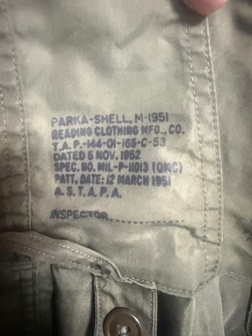 アメリカ軍　モッズコート　m-51