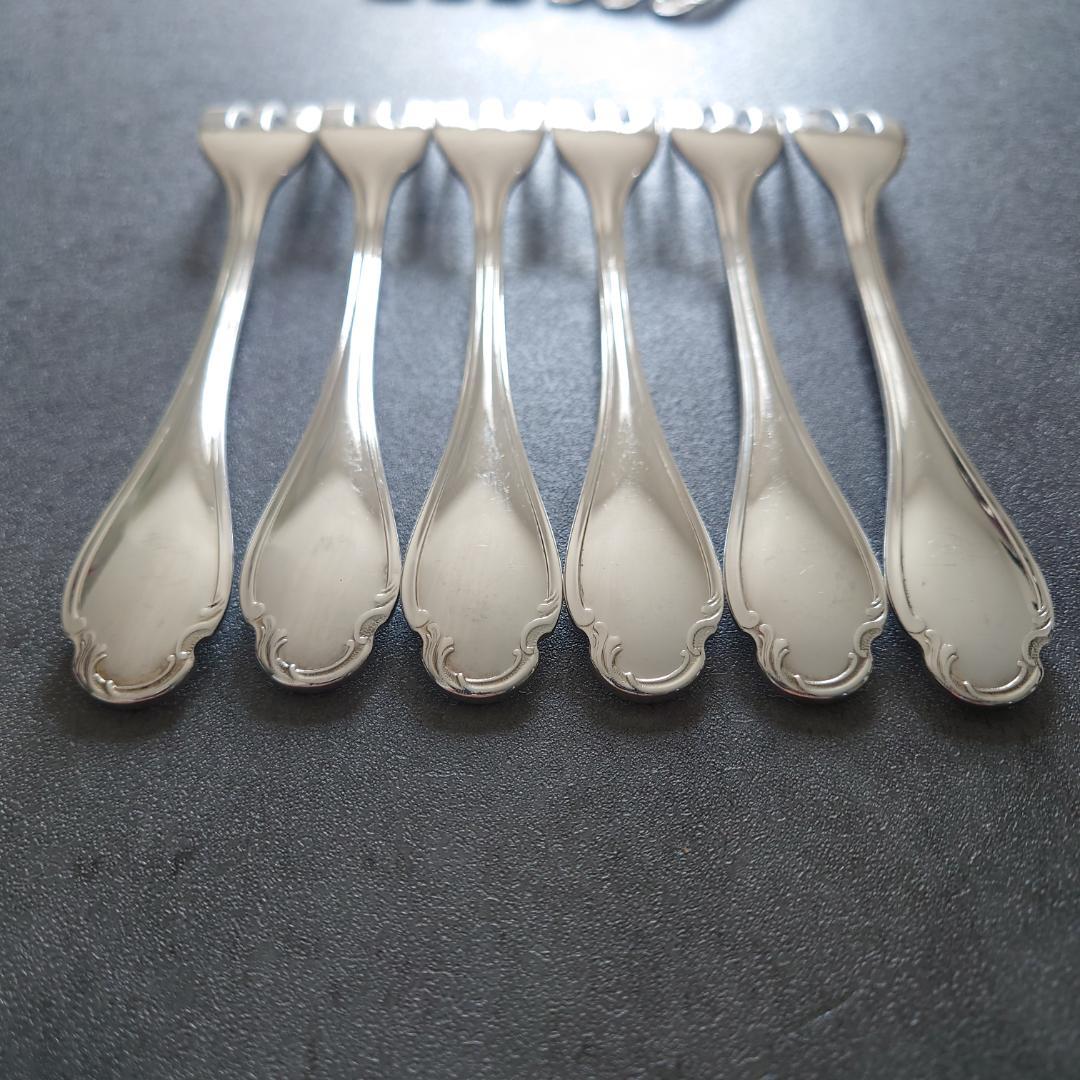希少 美品 クリストフル ポンパドール ケーキフォーク コーヒースプーン 12点