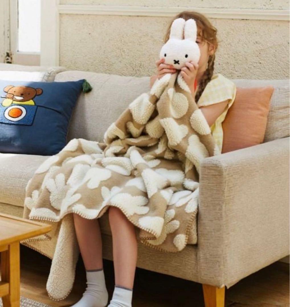 studio CLIP スタジオクリップ ミッフィー 立体ボアブランケット