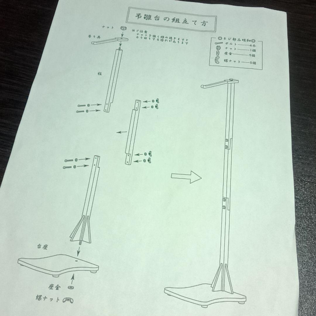 つるし雛　雛祭り飾り 赤色の花柄傘型