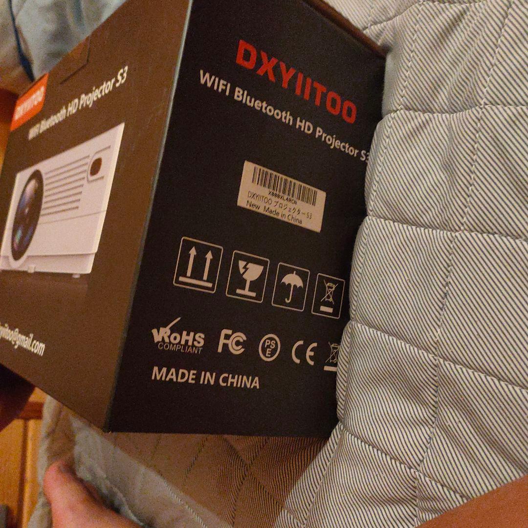 プロジェクター DXYIITOO WiFi Bluetooth HD Projector S3