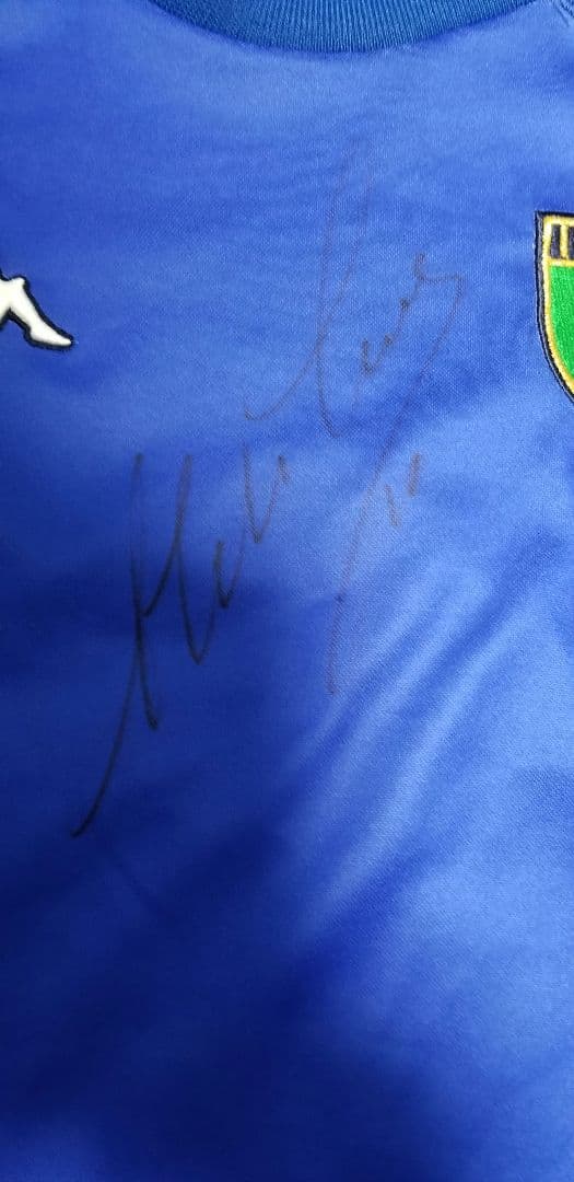 アレッサンドロ　デル　ピエロ　直筆サイン　サイン　イタリア代表　ユニ　2001