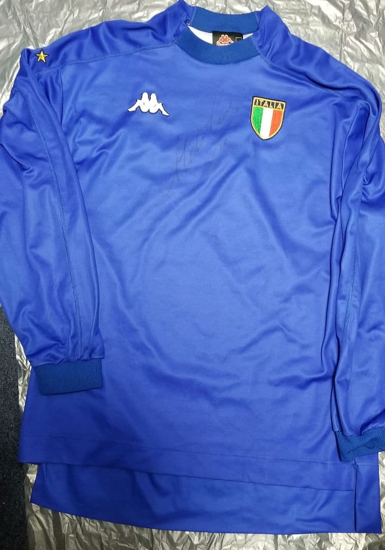 アレッサンドロ　デル　ピエロ　直筆サイン　サイン　イタリア代表　ユニ　2001