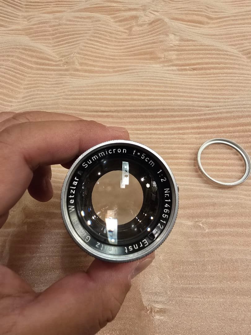 【美品】ライカ LEICA ズミクロン 50mmF2 M 固定　初代