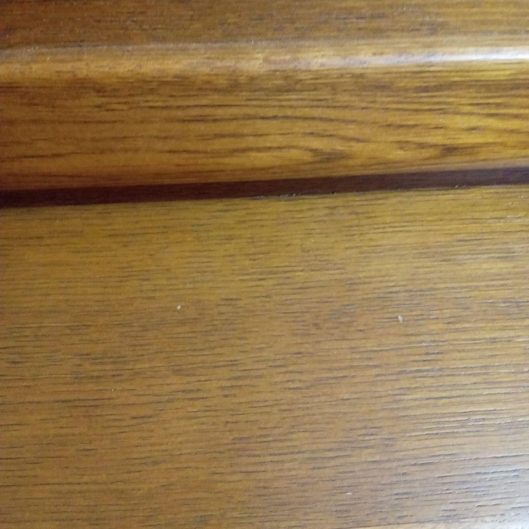 木製学習机 ブラウン 収納付き　おしゃれ　レトロ　ライティングビューロー