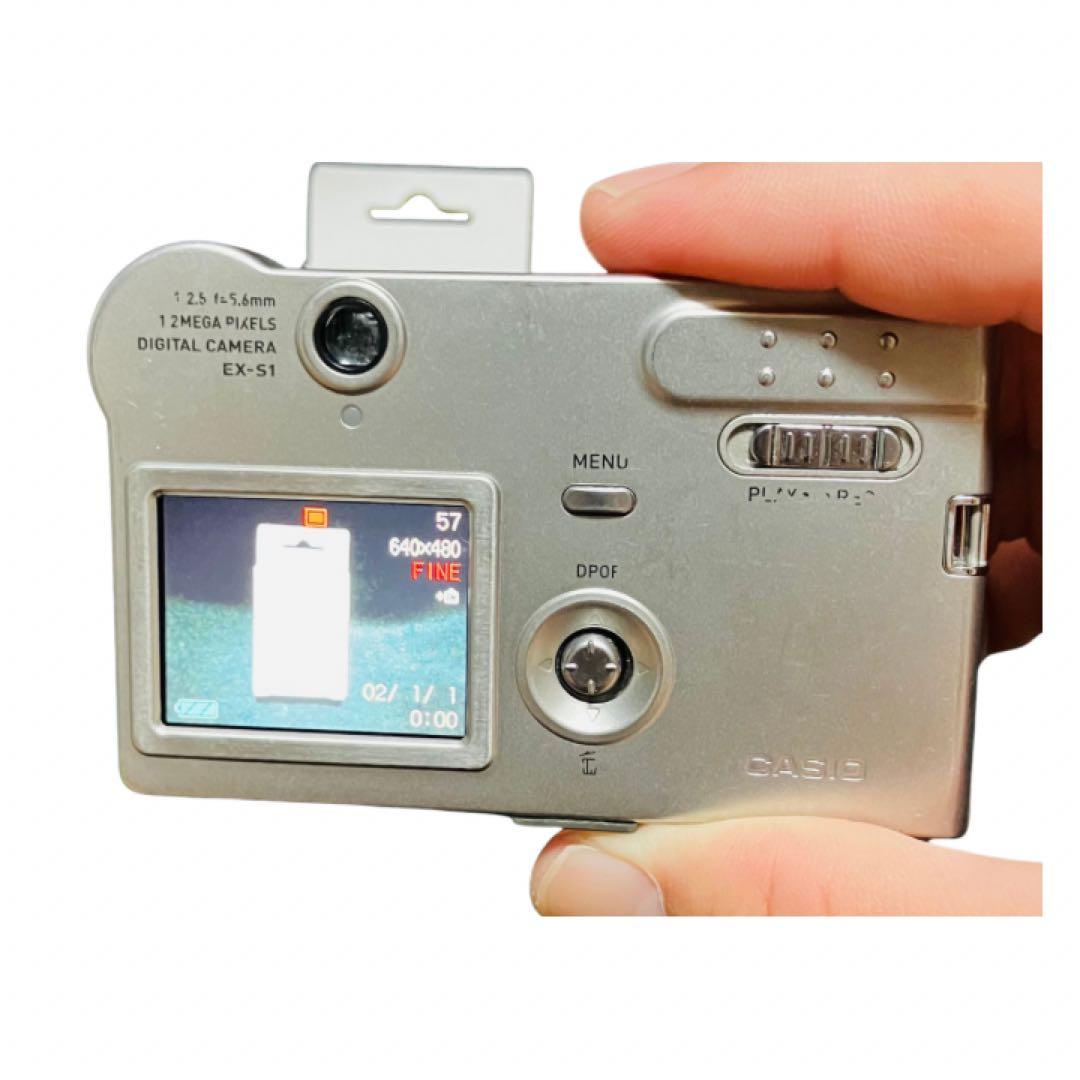 CASIOカシオ EXILIM エクシリム　EX-S1 コンデジ　レトロ　エモい