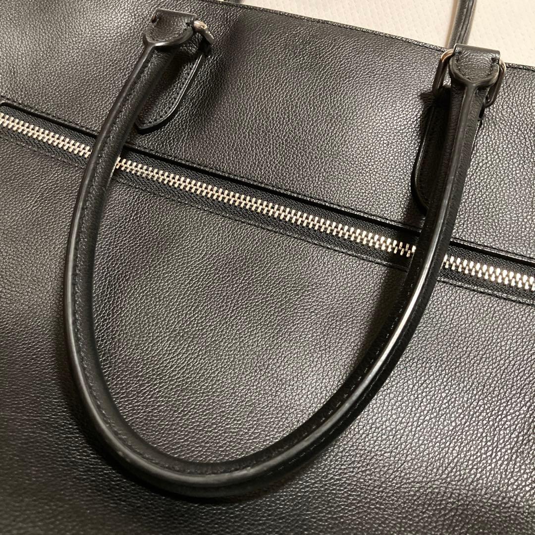 COACH コーチ　2way レザー　黒　ビジネストートバッグ　C2841