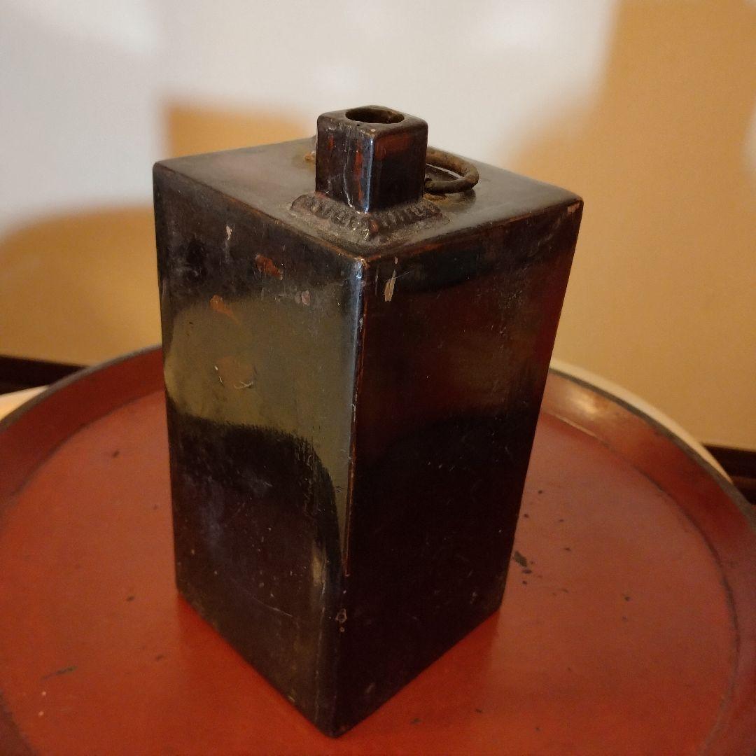 江戸時代　木製漆塗　酒器　水柱