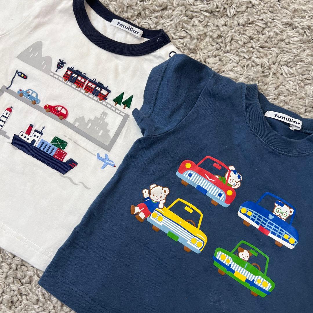 familiar 90cm 梅雨〜夏を乗り切る上下4点セット