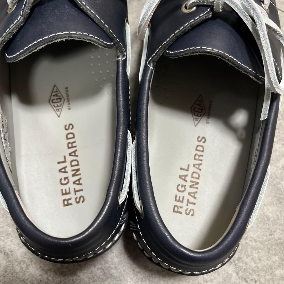 新品 REGAL STANDARDS デッキシューズ 25.5cm 送料無料