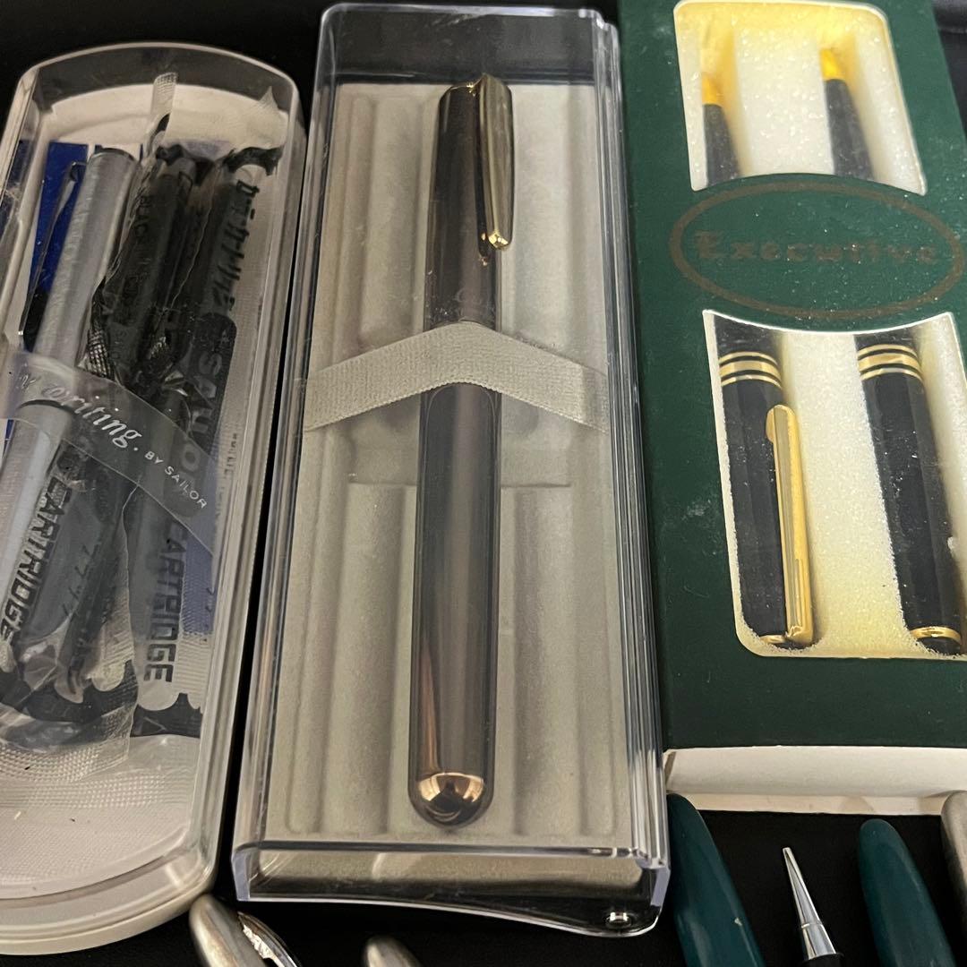 万年筆まとめ売り 18K 14K 筆記用具 28本まとめて 新品あり