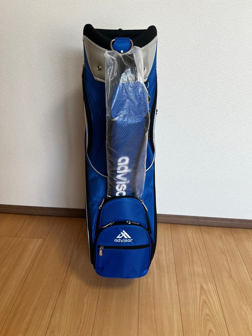 advisor キャディバッグ 青　新品未使用