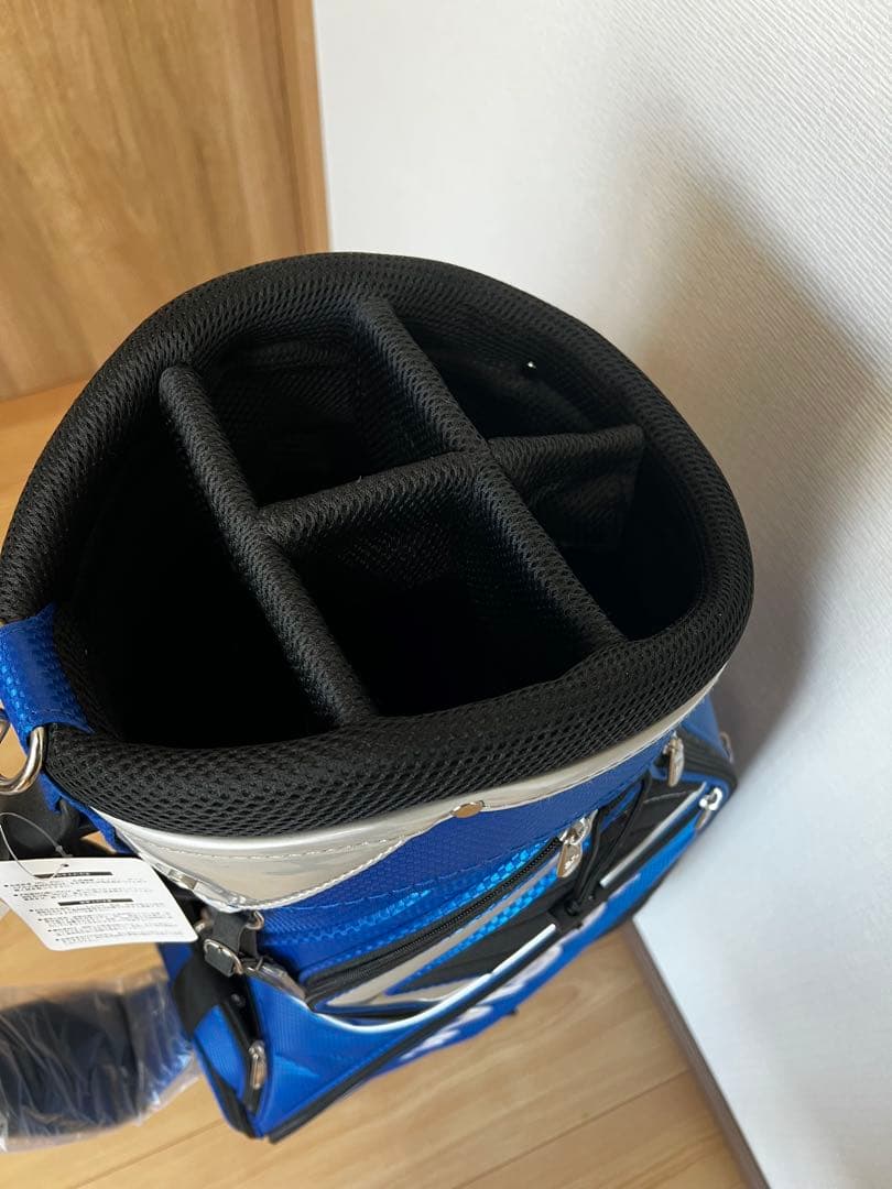 advisor キャディバッグ 青　新品未使用