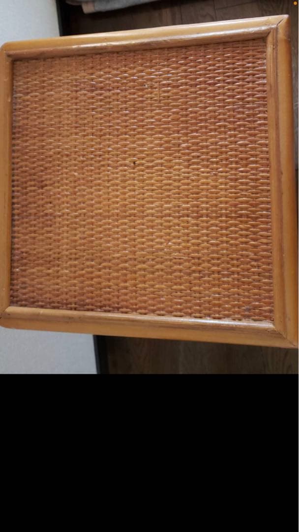 家具ブランド♦️コンパクトサイズ希少ラタン収納♦️ナチュラルブラウン♦️補償付　送料込