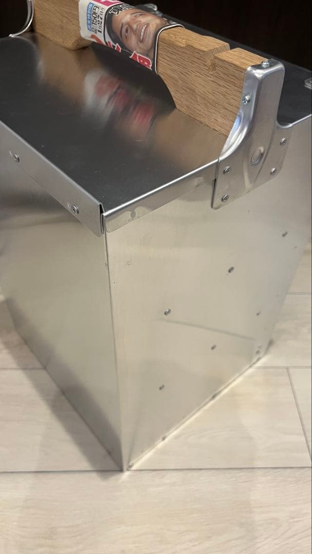 大幅値下げ！【新品】即日発送 出前箱 縦3段 大型 おかもち 中尾アルミ 木製