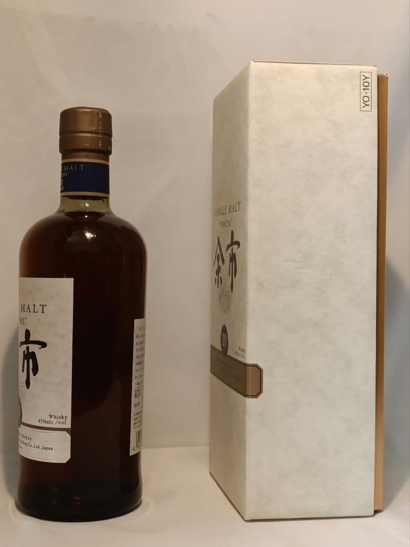 余市 シングルモルト 10年 700ml 箱付き