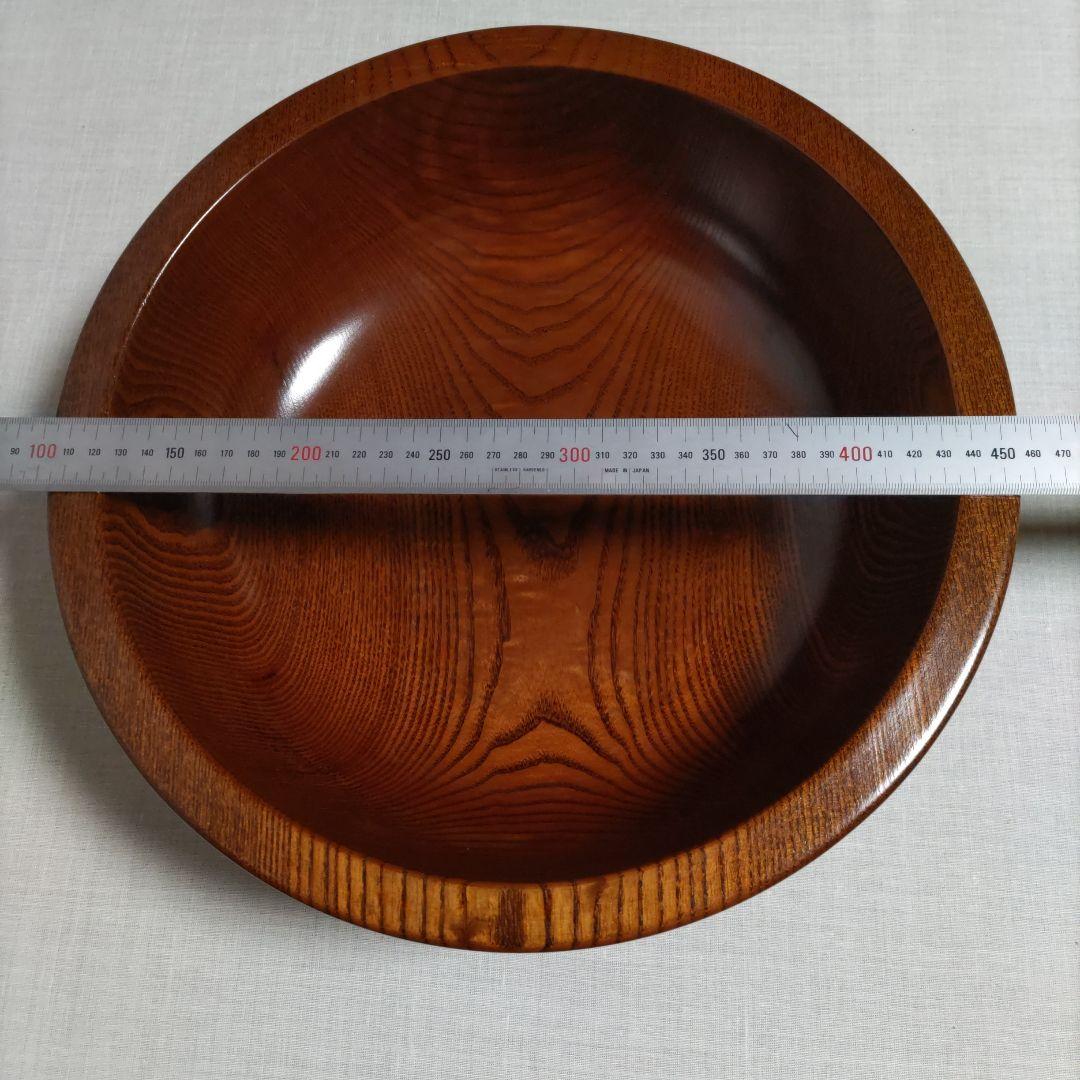 くりぬき　こね鉢【天然木・漆塗装】