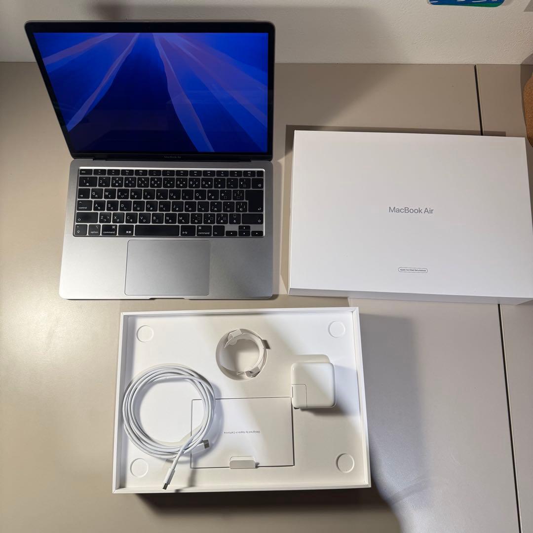 MacBook Air 13″ (2020)本体 箱・充電器・ケーブル付き