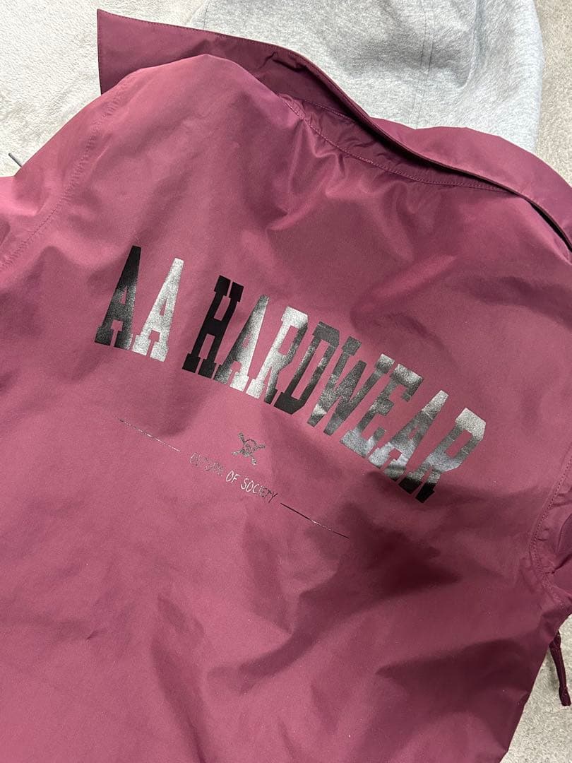 スノーボードウェアAA HARDWEAR Mフード付き 上下セット フレアパンツ