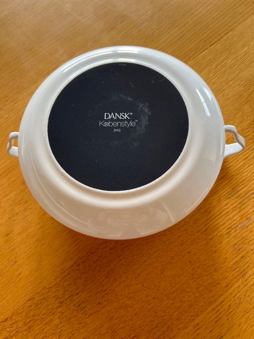 ゆーちゃん【DANSK】ホーロー鍋　白