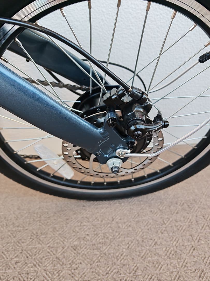 elecony 電動アシスト折りたたみ自転車 ダークブルー