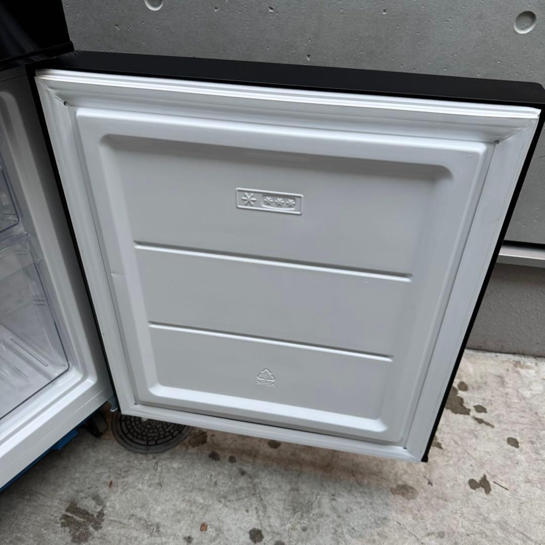 148⭐️2025.24年製セット★ニトリ冷蔵庫　ハイセンス洗濯機　ブラック　黒