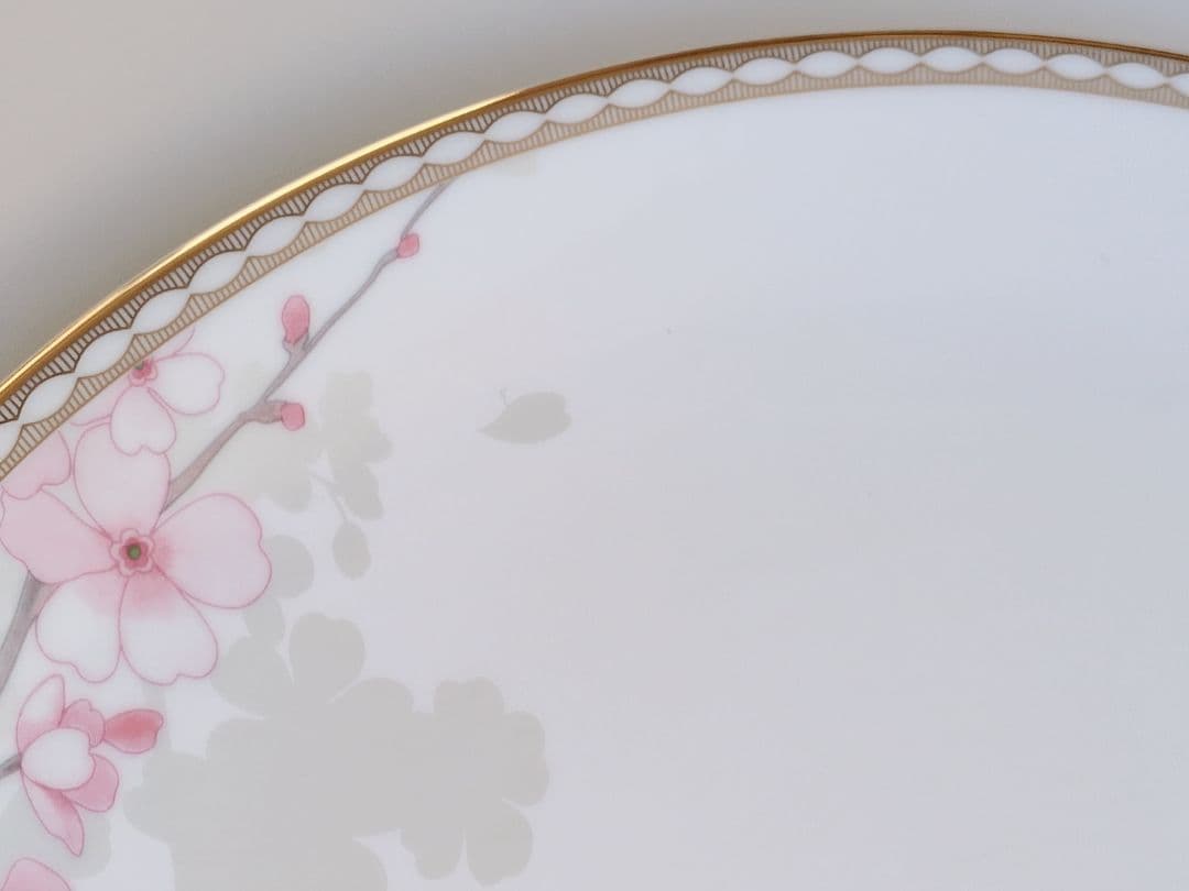 ウエッジウッド スプリング ブロッサム クーププレート　27ｃｍ　２枚