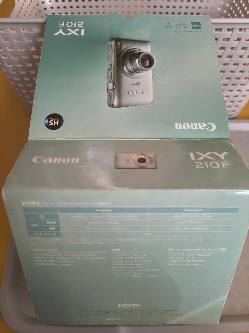 キャノン　Canon　デジタルカメラ　IXY210F ピンク　動作確認済み