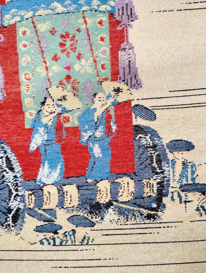 タペストリー　瀧村美術織物　「祇園祭」